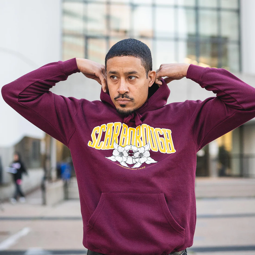 Scarborough Est. 1850 Maroon Hoodie