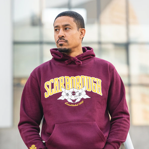 Scarborough Est. 1850 Maroon Hoodie