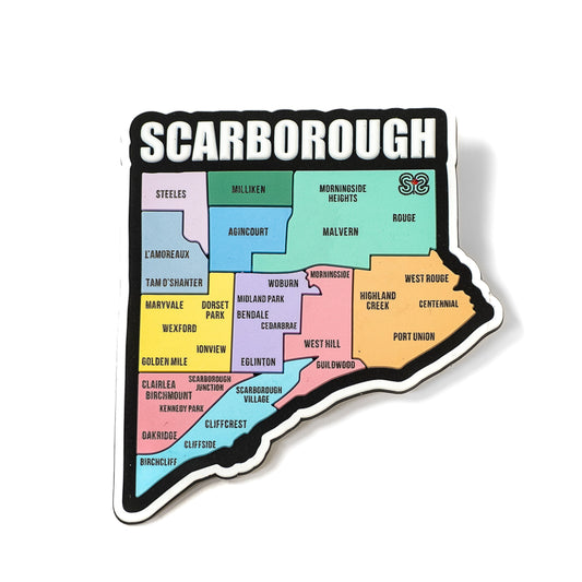 Scarborough Map Magnet