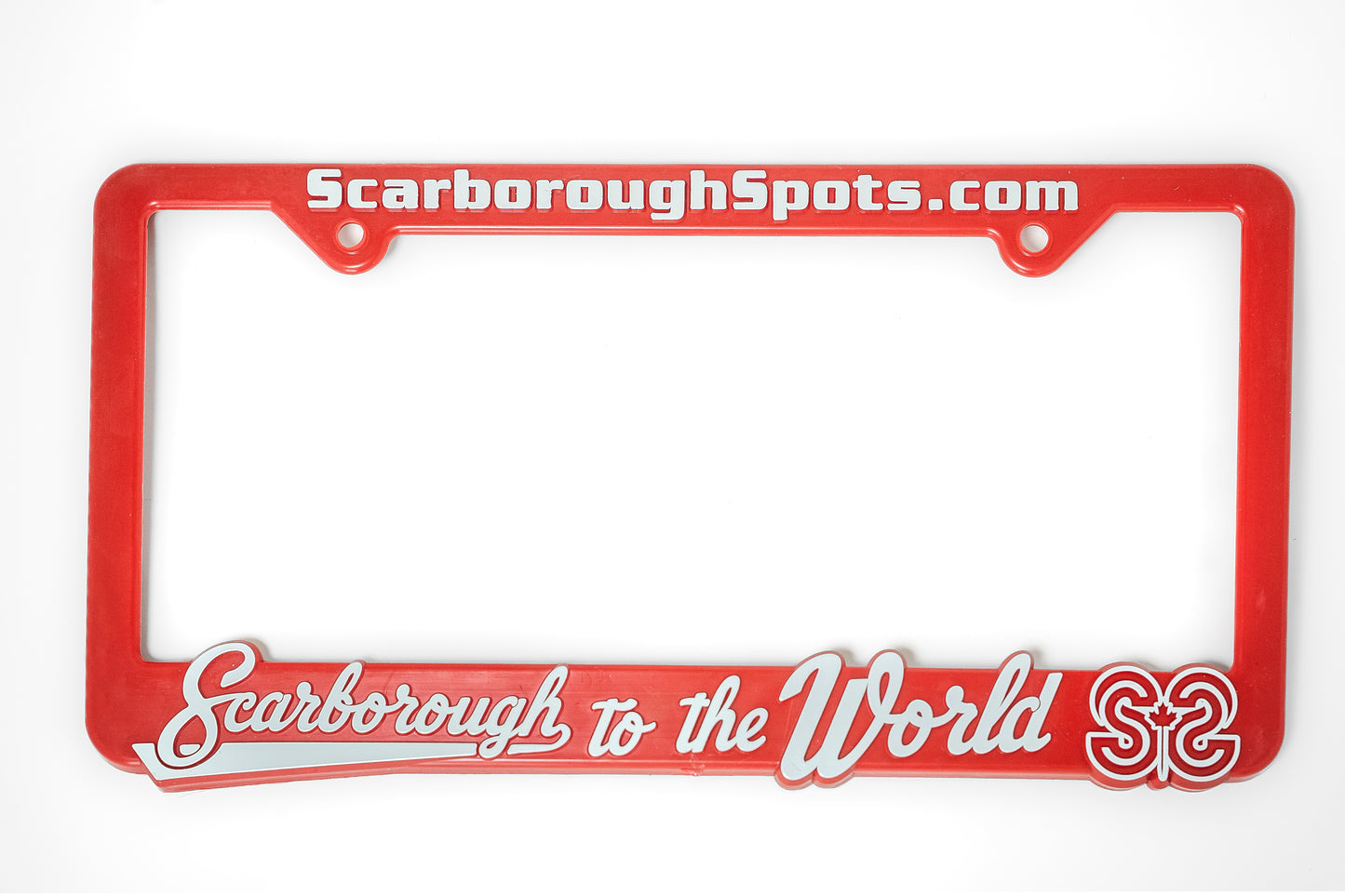 Scarborough to the World License Plate Frame