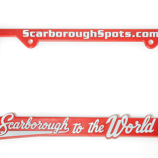 Scarborough to the World License Plate Frame