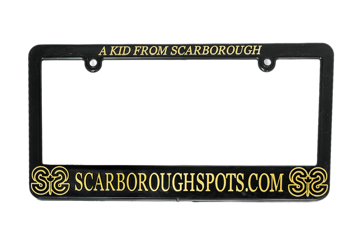 Limited Edition A Kid From Scarborough License Plate Frame