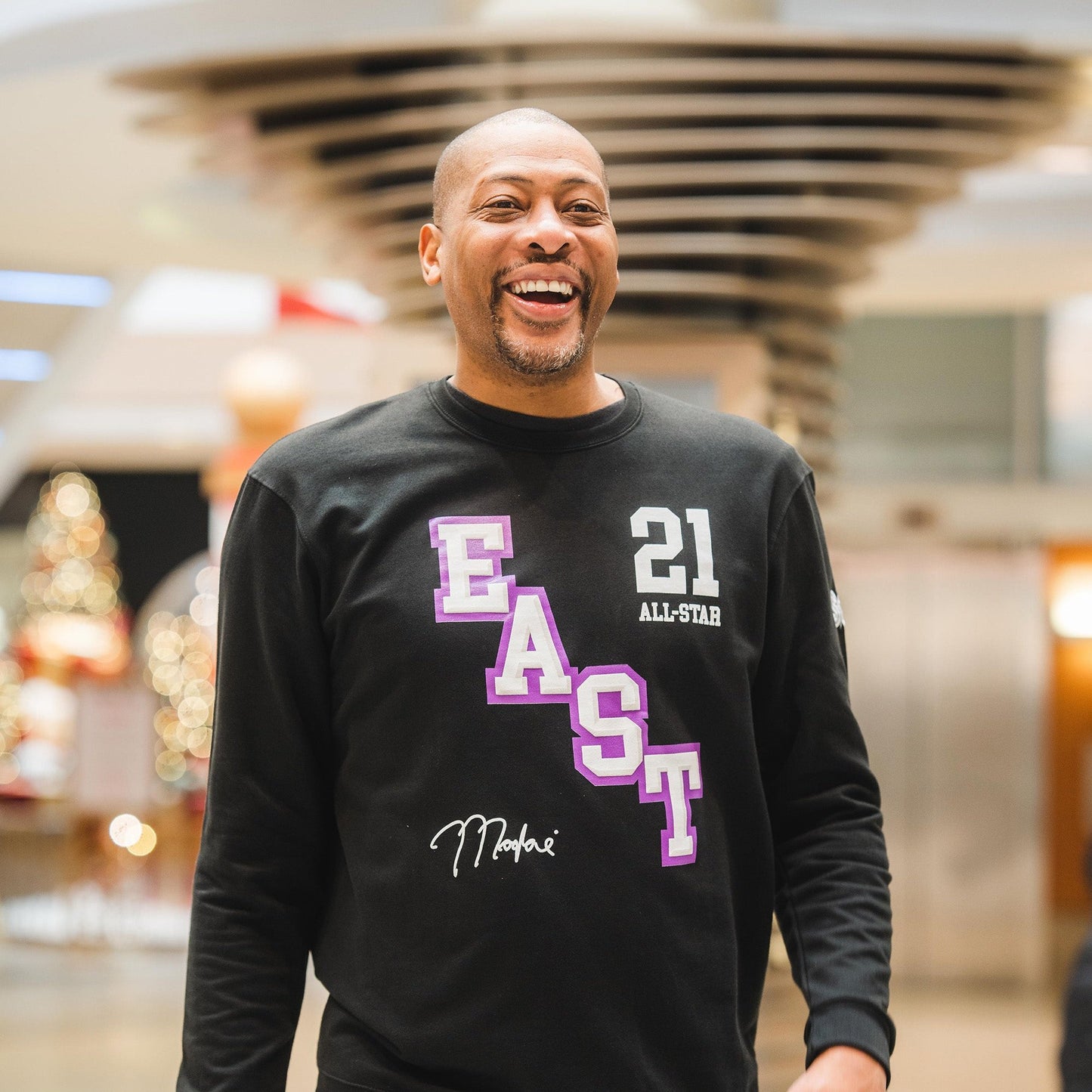 East All-Star Black & Purple Crewneck