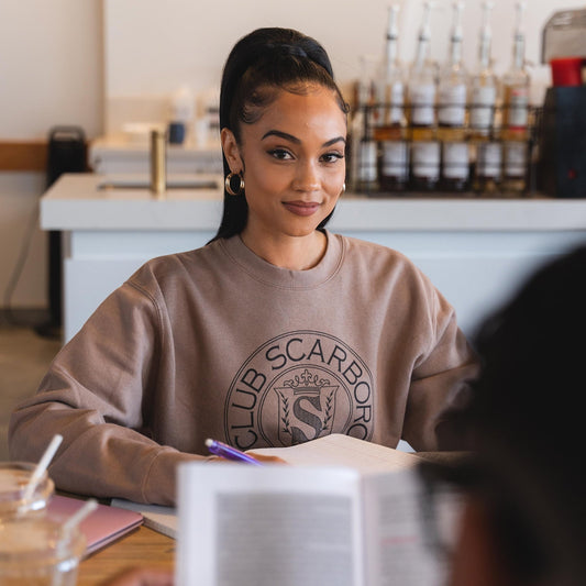 Club Scarboro Crest Latte Crewneck *Limited*