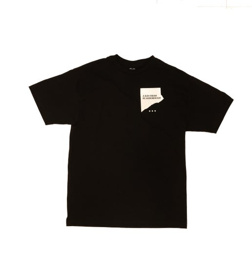 A Kid From Scarborough Heavyweight Black T-Shirt