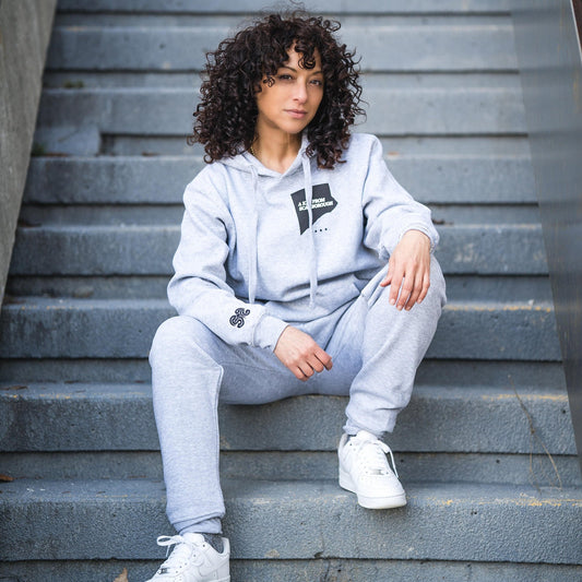 A Kid From Scarborough Anniversary Heather Grey Hoodie