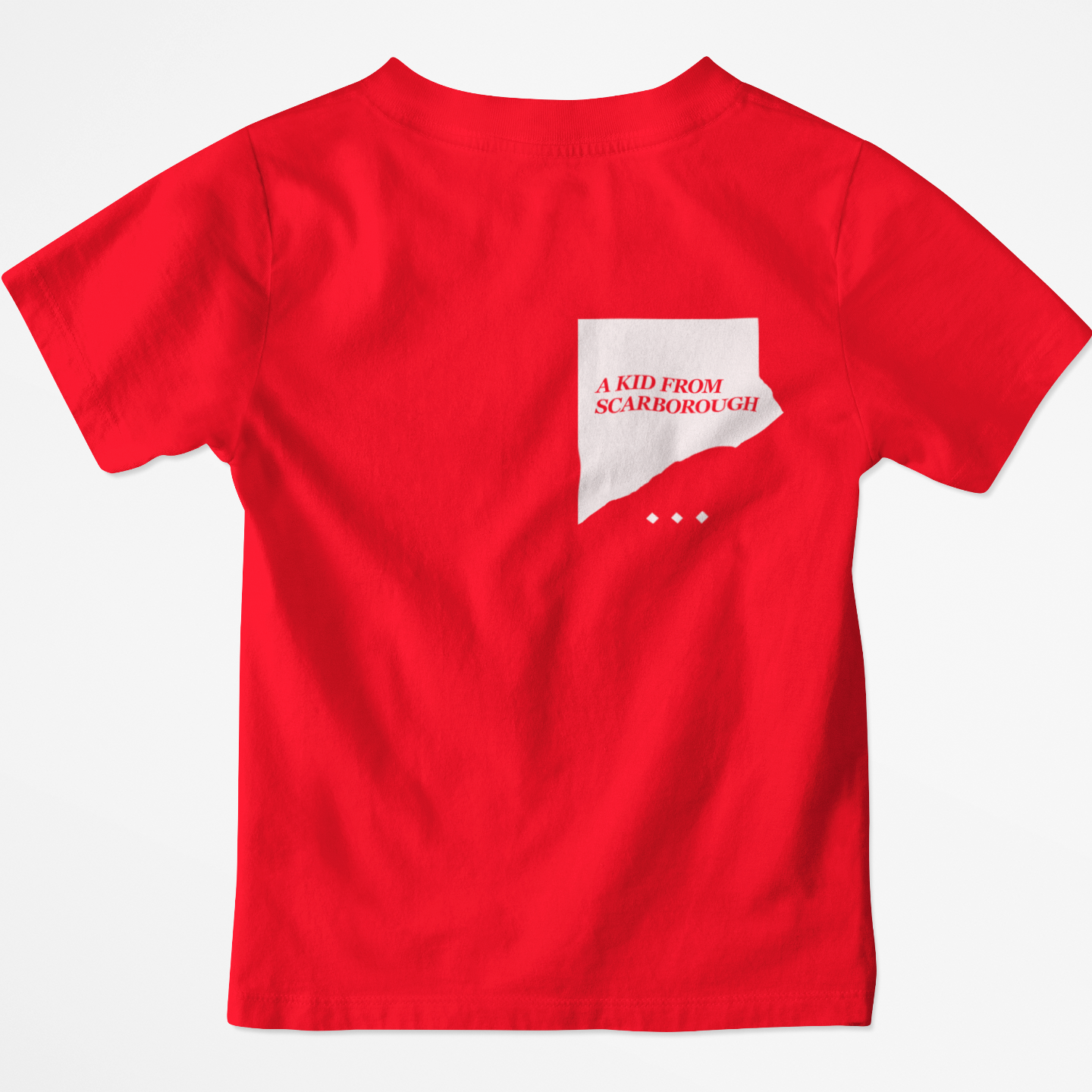 Youth A Kid From Scarborough T-Shirt Red