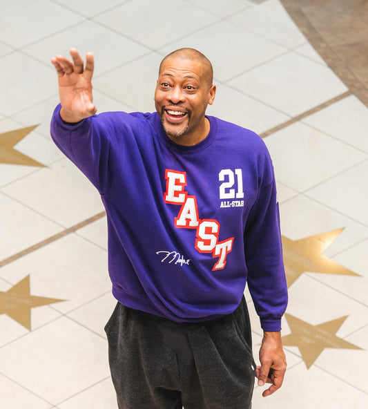 East All-Star Purple Crewneck