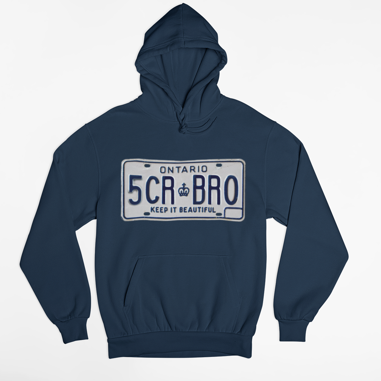 License Plate Navy Hoodie