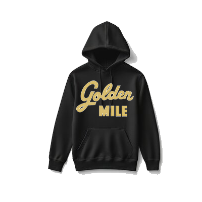 Golden Mile Black Hoodie