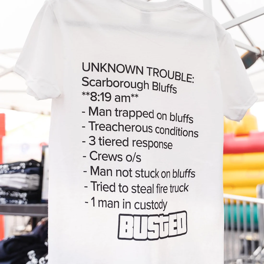 Grand Theft Boro White T-Shirt