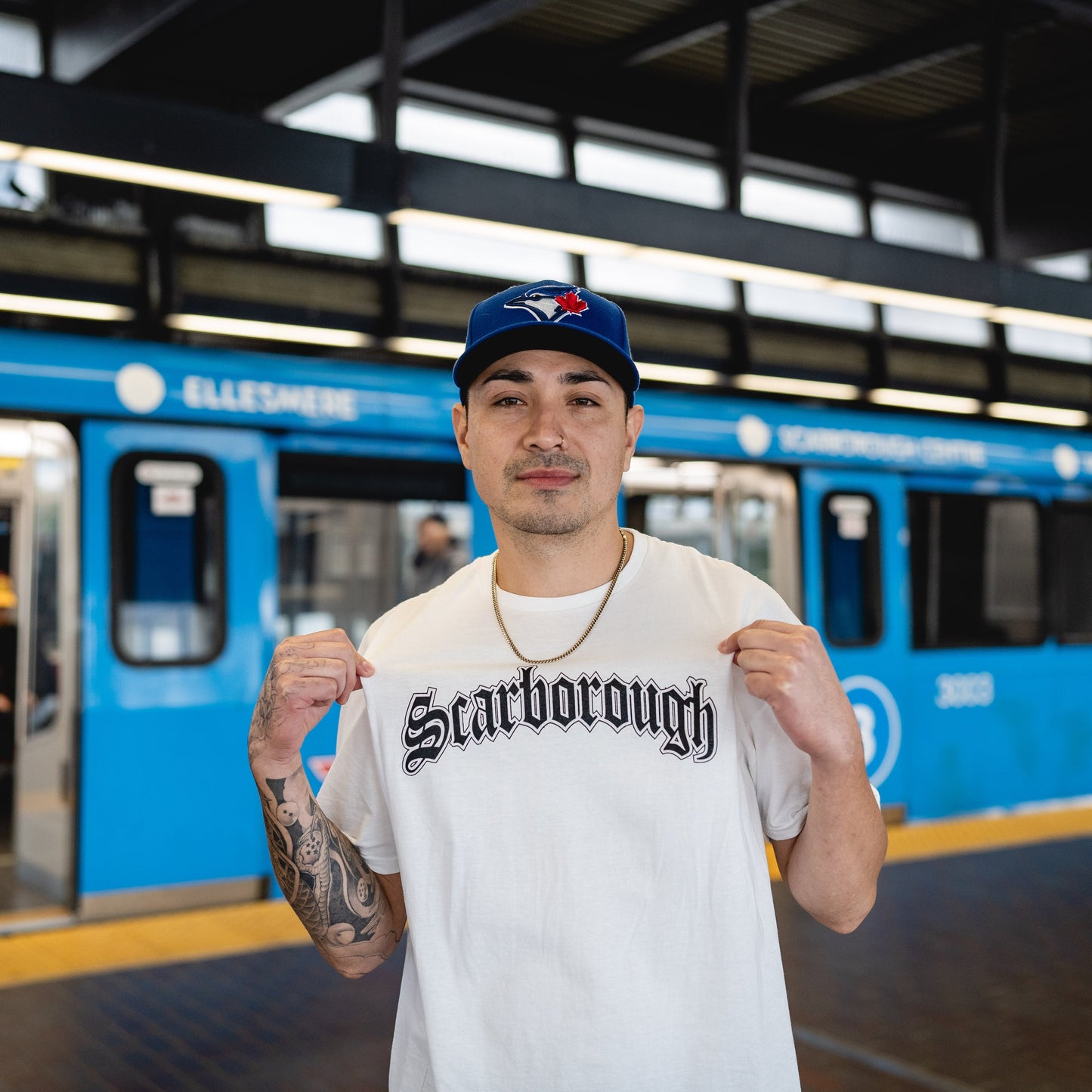 GTA Scarborough White T-Shirt (Front Design Only)