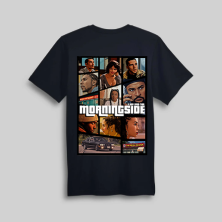 Official Morningside Movie GTA Black T-Shirt