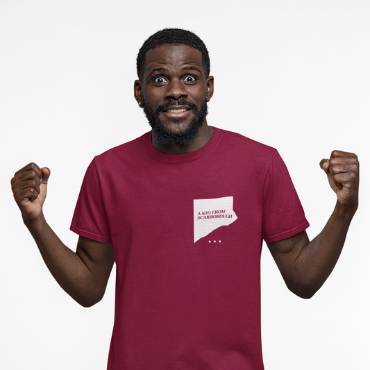 A Kid From Scarborough Maroon T-Shirt