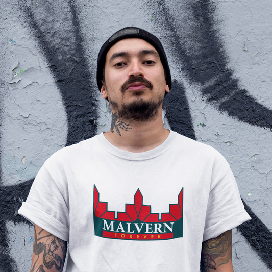 Malvern Royalty White T-Shirt