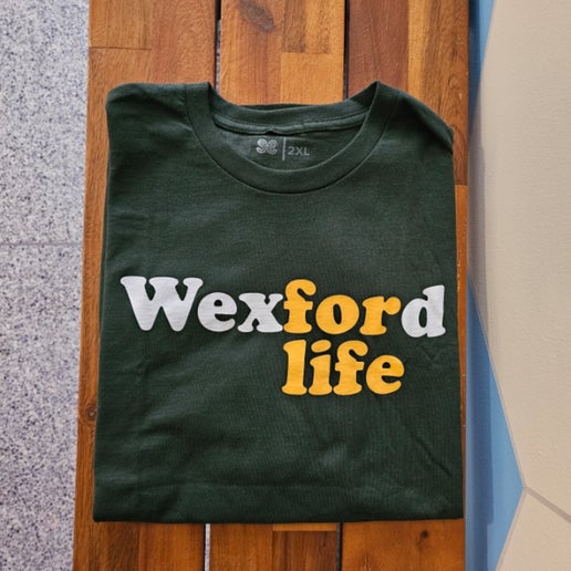 Wexford For Life Forest Green T-Shirt (Big Logo)