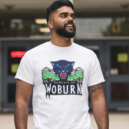 Wildcats of Woburn White T-Shirt