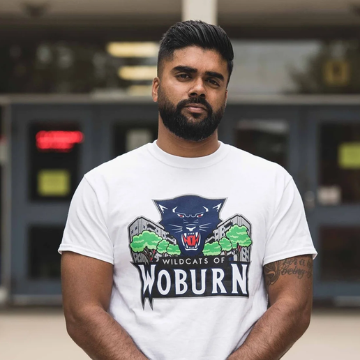 Wildcats of Woburn White T-Shirt